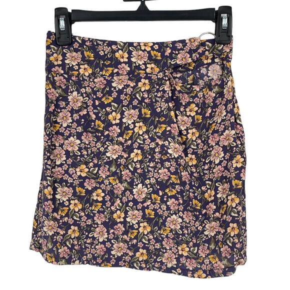 Elodie skirt floral printed waist cutout miniskirt X-Small XS - Picture 1 of 3